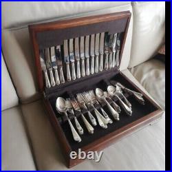 84 Piece Vintage Cutlery Set By Gee & Holmes, Sheffield Silver Plated Epns A1