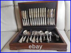 84 Piece Vintage Cutlery Set By Gee & Holmes, Sheffield Silver Plated Epns A1