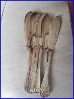 84 Piece Vintage Cutlery Set By Gee & Holmes, Sheffield Silver Plated Epns A1