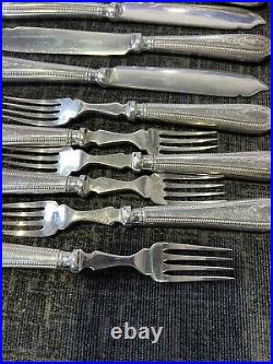 84 Pieces Of HESTER BATEMAN By Roberts & Belk Silver Plate Service Cutlery