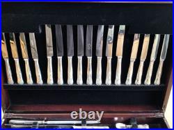 87 Piece (8 Settings) Silver Plated Kings Canteen