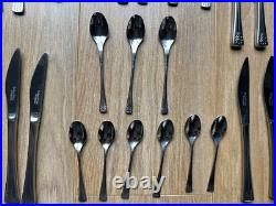 89 Piece of Arthur Price Cutlery Set with wooden box