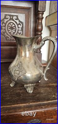8 Pieces Silver Plated Set With Tray