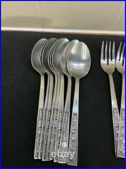 91 Piece Vintage Stainless Steel Cutlery/ Flatware / Part Set. Pre- Owned