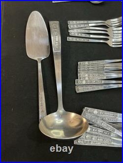 91 Piece Vintage Stainless Steel Cutlery/ Flatware / Part Set. Pre- Owned