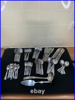 91 Piece Vintage Stainless Steel Cutlery/ Flatware / Part Set. Pre- Owned