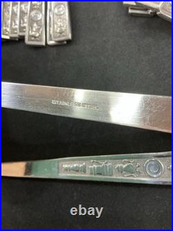 91 Piece Vintage Stainless Steel Cutlery/ Flatware / Part Set. Pre- Owned