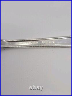 92 Piece Nobility Plate Oneida Royal Rose Vintage Silver Plate Silverware Set