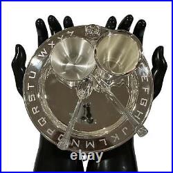 999 Pure Silver 7.0 Inch Hallmarked Alphabet Small Dinner Set for Kids Set#08
