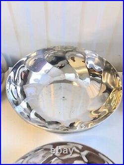 9 x CHRISTOFLE SILVER PLATED PIECES 4 x BOWLS, 2 x TORSADES & 3 x SHELL DISHES