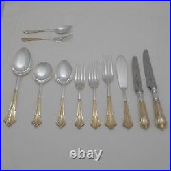 ALBANY GOLD Davenport & Sullivan Silver Service 62 Piece Canteen of Cutlery Set