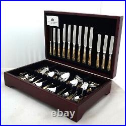 ALBANY GOLD Davenport & Sullivan Silver Service 62 Piece Canteen of Cutlery Set