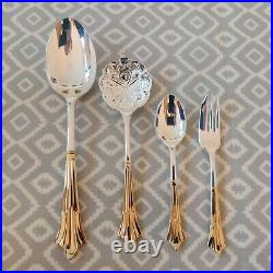 ALBANY GOLD Davenport & Sullivan Silver Service Cutlery 63 Piece Canteen Unused
