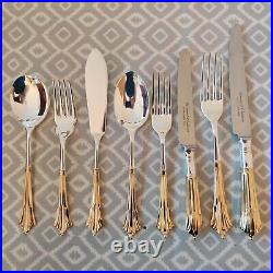 ALBANY GOLD Davenport & Sullivan Silver Service Cutlery 63 Piece Canteen Unused