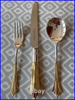 ALBANY GOLD Davenport & Sullivan Silver Service Cutlery 63 Piece Canteen Unused