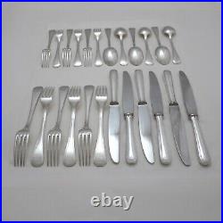 AMERICA Design Christofle France Silver Service 24 Piece Set of Cutlery Flatware