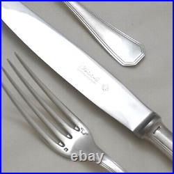 AMERICA Design Christofle France Silver Service 24 Piece Set of Cutlery Flatware