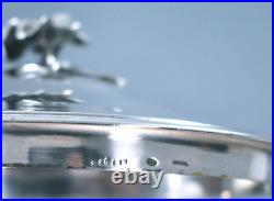 ANTIQUE EARLY FRENCH CHRISTOFLE SILVER PLATE VEGETABLE SOUP TUREEN & COVER c1850