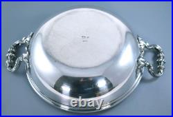 ANTIQUE EARLY FRENCH CHRISTOFLE SILVER PLATE VEGETABLE SOUP TUREEN & COVER c1850