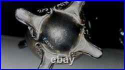 ANTIQUE JAMES W TUFTS BOSTON SILVER 4 Piece Set Plate Guaranteed 4518