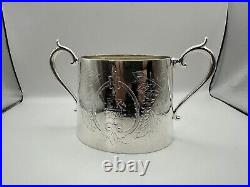 ANTIQUE VICTORIAN 3 Piece EPNS Silver Plated Tea & Coffee Set 1906