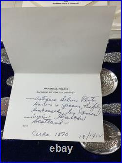 ANT- Scottish Silver Plate serving 4 Piece set In Orig. Presentation Box Glasgow