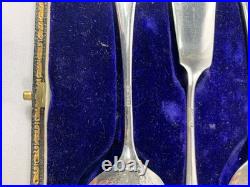 ANT- Scottish Silver Plate serving 4 Piece set In Orig. Presentation Box Glasgow