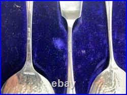 ANT- Scottish Silver Plate serving 4 Piece set In Orig. Presentation Box Glasgow