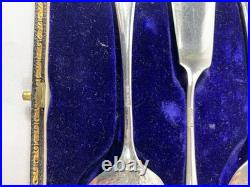 ANT- Scottish Silver Plate serving 4 Piece set In Orig. Presentation Box Glasgow