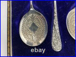 ANT- Scottish Silver Plate serving 4 Piece set In Orig. Presentation Box Glasgow