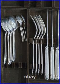 ARIA By Christofle France 925 Sterling Silver plated 36 Piece Cutlery Set