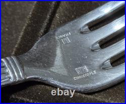 ARIA By Christofle France 925 Sterling Silver plated 36 Piece Cutlery Set