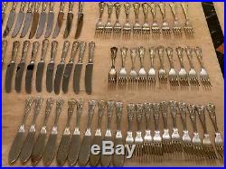 ARTHUR PRICE Kings Pattern Silver Plated 111 Piece Cutlery Set + Place Mats