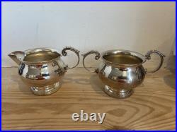 ARTHUR PRICE SILVER PLATED VINTAGE 4 PIECE TEA and COFFEE SET