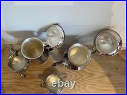 ARTHUR PRICE SILVER PLATED VINTAGE 4 PIECE TEA and COFFEE SET
