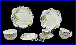 ART DECO GRAFTON AND SONS 36 PIECE TEA SERVICE Sh113