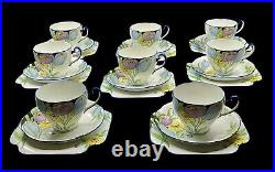 ART DECO GRAFTON AND SONS 36 PIECE TEA SERVICE Sh113