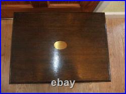 ART DECO JAMES DIXON & SONS Silver Plated EPNS 101 Piece Oak Canteen of Cutlery