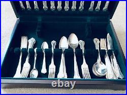 ASHLEIGH Design Cutlery Silver Plate 57 Piece Canteen Set