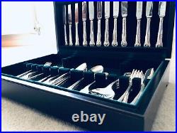 ASHLEIGH Design Cutlery Silver Plate 57 Piece Canteen Set