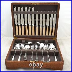 ATHENIAN Design MAPPIN & WEBB Silver Service 44 Piece Canteen of Cutlery Set