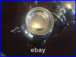 A Beautiful Quality Vintage Barker Ellis, Silver Plated Four Piece Tea Set