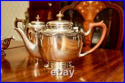 A Four Piece Silver Plated Tea Set, c1900, Frank Cobb, Shefffield