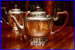A Four Piece Silver Plated Tea Set, c1900, Frank Cobb, Shefffield