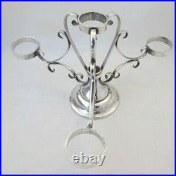 A Good 19thC Silver Plated Table Centre Piece / Epergne / Vase