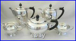 A Good 5 Piece Silver Plated Art Deco Tea / Coffee Set c1930 Mappin & Webb
