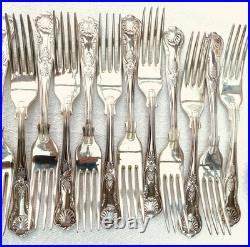 A Splendid 90-piece Set Of King's Pattern Cutlery For Twelve Place Settings