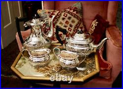 A Superb 4 Piece Silver Plated Tea Coffe Set, Viners Alpha Plate (Silver Plate)