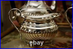 A Superb 4 Piece Silver Plated Tea Coffe Set, Viners Alpha Plate (Silver Plate)