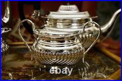 A Superb 4 Piece Silver Plated Tea Coffe Set, Viners Alpha Plate (Silver Plate)